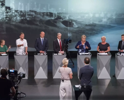 Partilederdebatt fra 2021 med alle lederne fra de ulike politiskepartiene